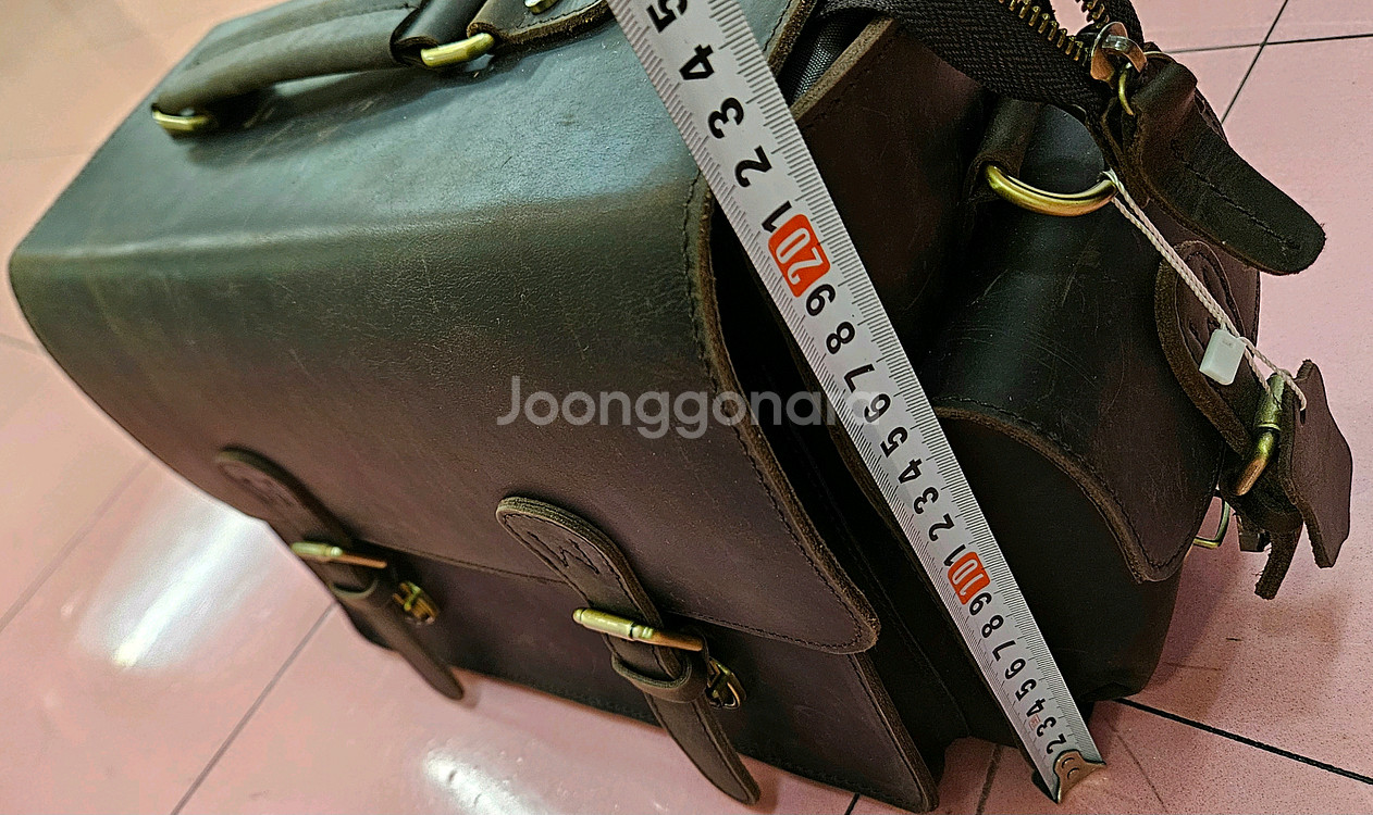통가죽 카메라가방 숄더백 레트로 빈티지 디자인 카메라백--5