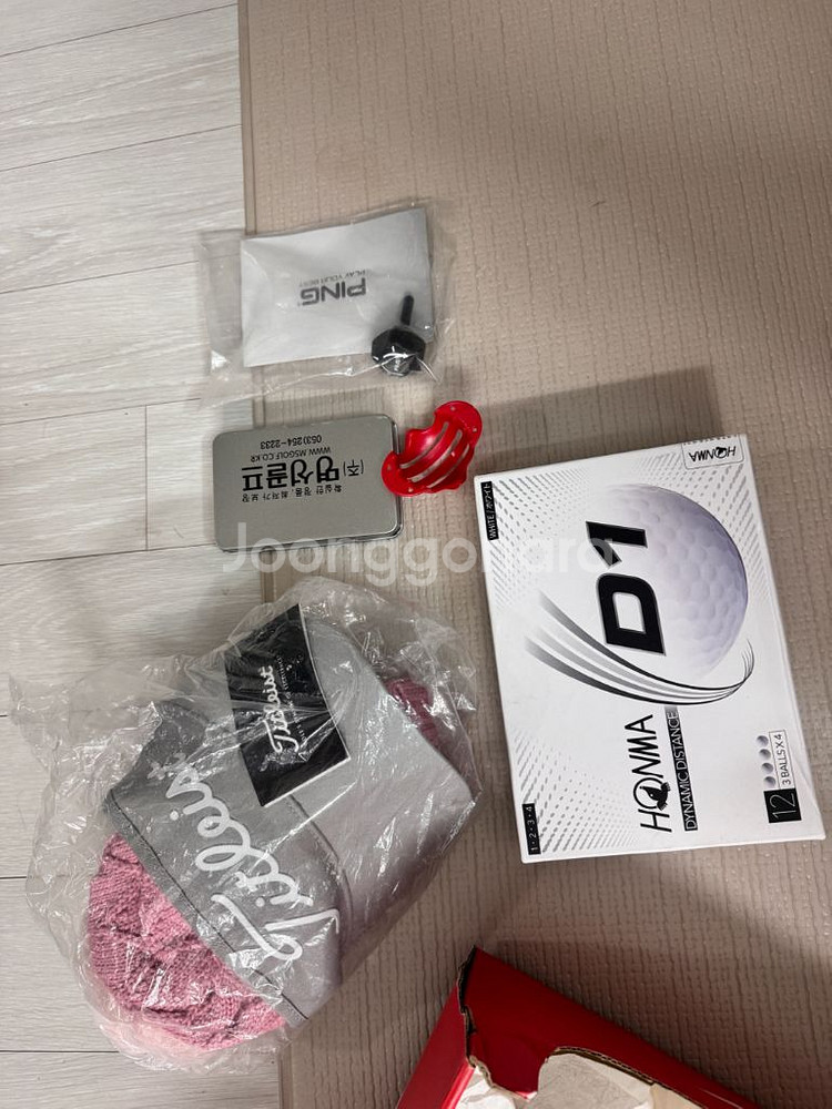 타이틀리스트 골프백+야마하 골프채--3