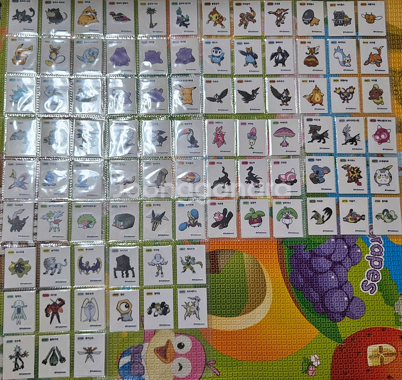 포켓몬 시즌4 띠부씰 168종 판매--0