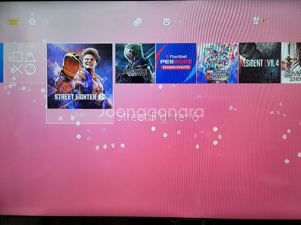 PS4 pro 7017b블랙 1테라 11.0 게임가득--4