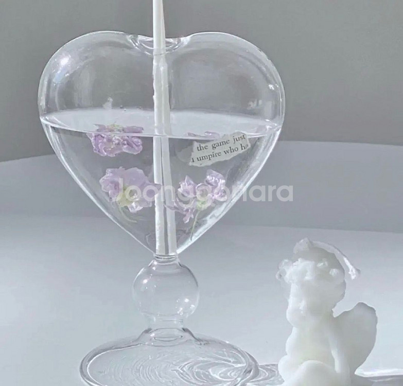 [미개봉 새상품] 플라워 하트 디퓨저 공병--0