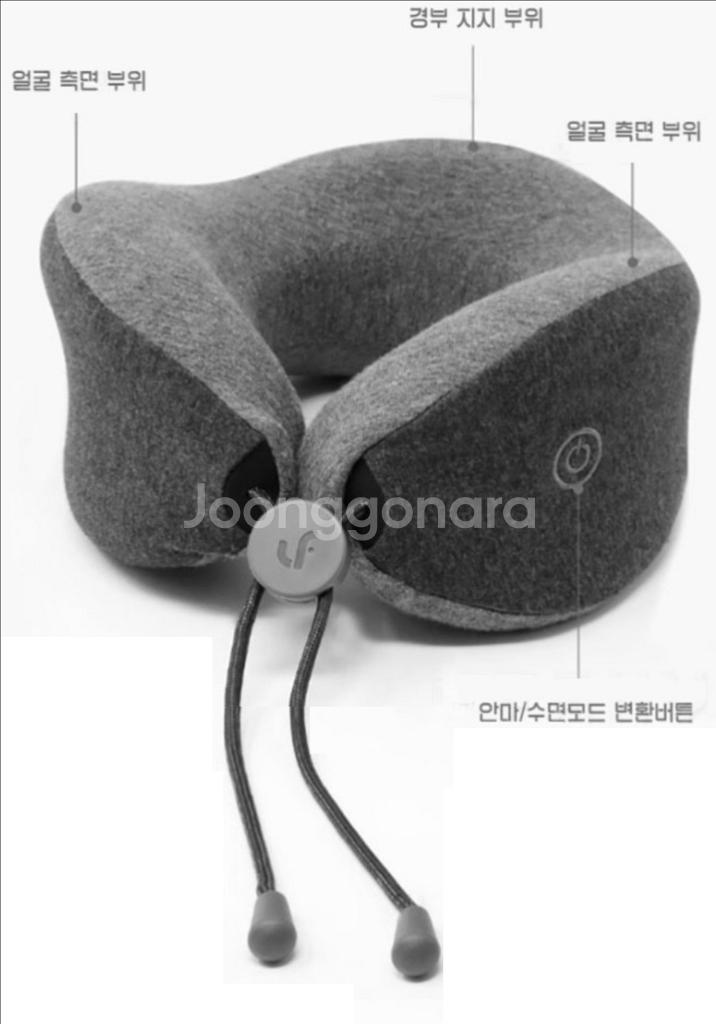 [새상품] 샤오미 미지아 전동 마사지 목베개--2
