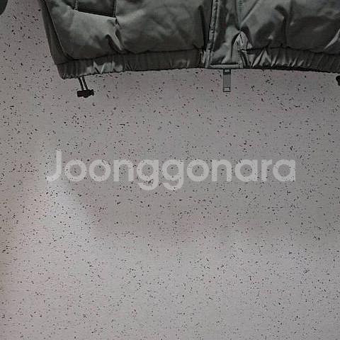M) 자라 푸퍼 박시핏 숏패딩 점퍼 카키--8