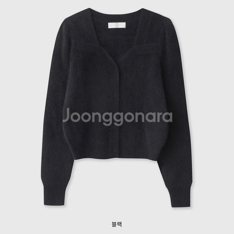 시에 넬리아 가디건 블랙 sie--1