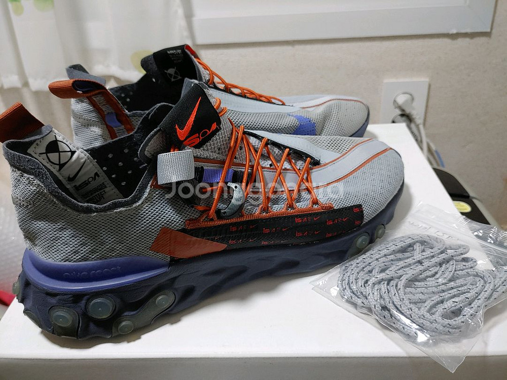 나이키 ISPA 리액트 울프그레이 피치(275)--5