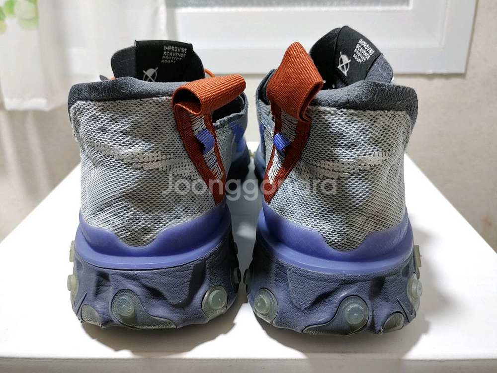 나이키 ISPA 리액트 울프그레이 피치(275)--2