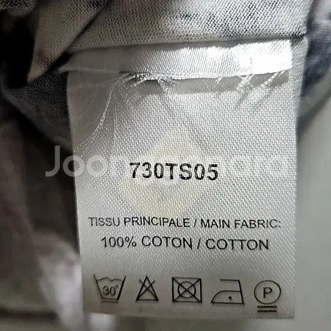 L) 까르뱅 플라워 프린팅 반팔 티셔츠 730TS05--5