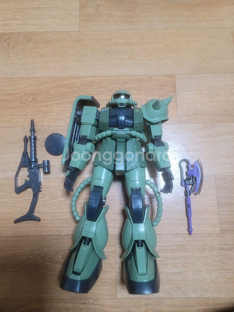 PG 1/60 양산형 자쿠 II 건담 건프라 프라모델--0