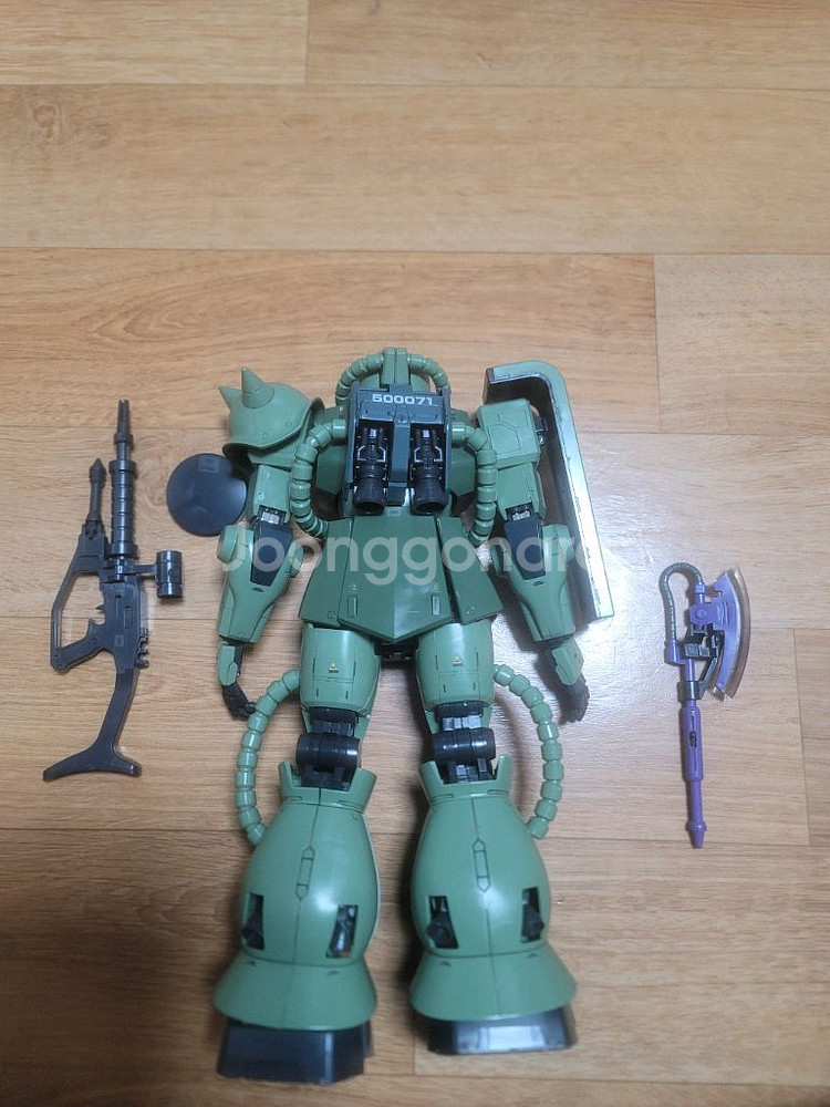 PG 1/60 양산형 자쿠 II 건담 건프라 프라모델--3