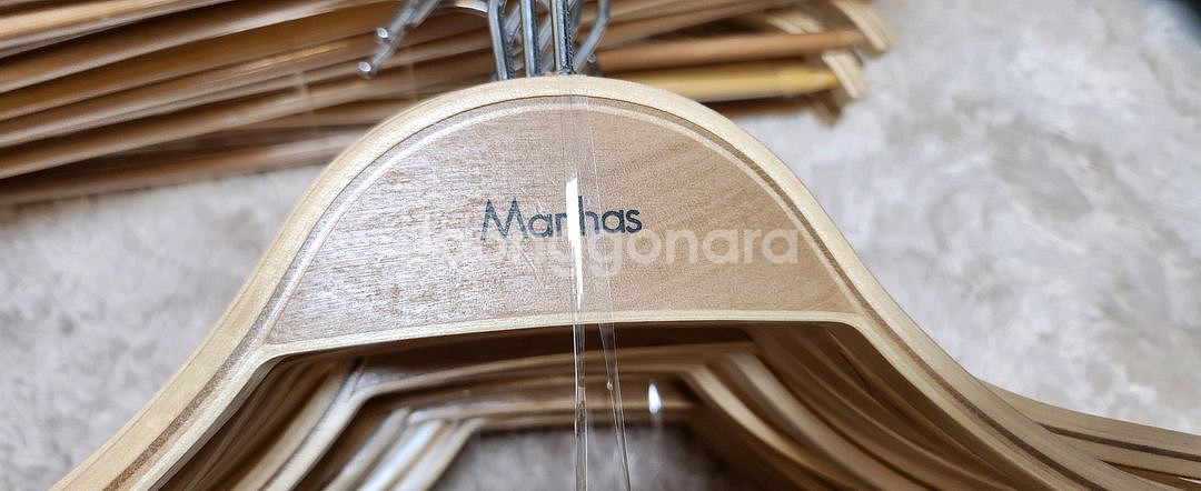 원목 논슬립 옷걸이 170개, 바지치마걸이 20개--2