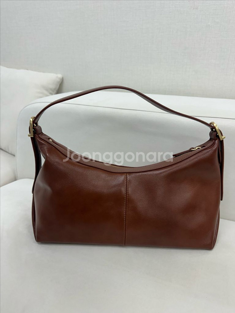 새상품)폴뉴아 바토백 빈티지카멜 (소가죽)--3