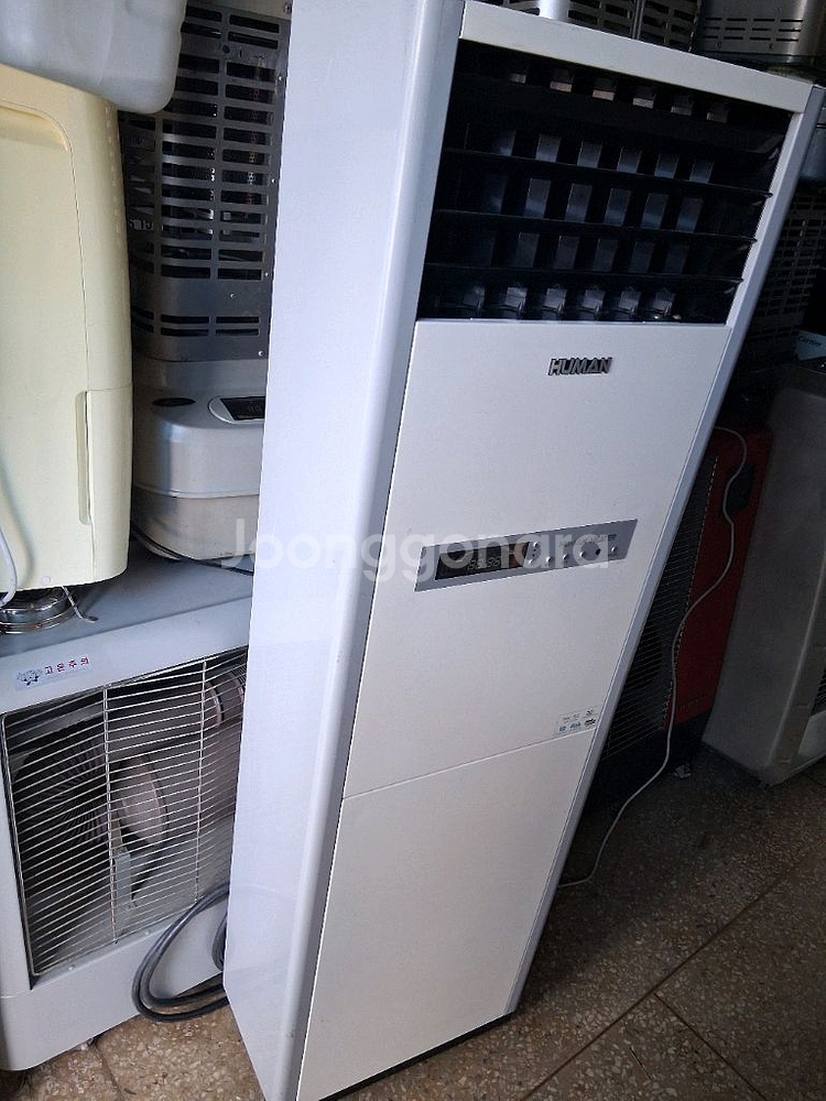 휴먼타워 대형 전기난로 온풍기 히터난로 열풍기7.6kw--4