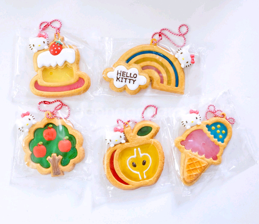 (확정) 헬로키티 단종 고전 리멘트 키라키라 투명 쿠키--3