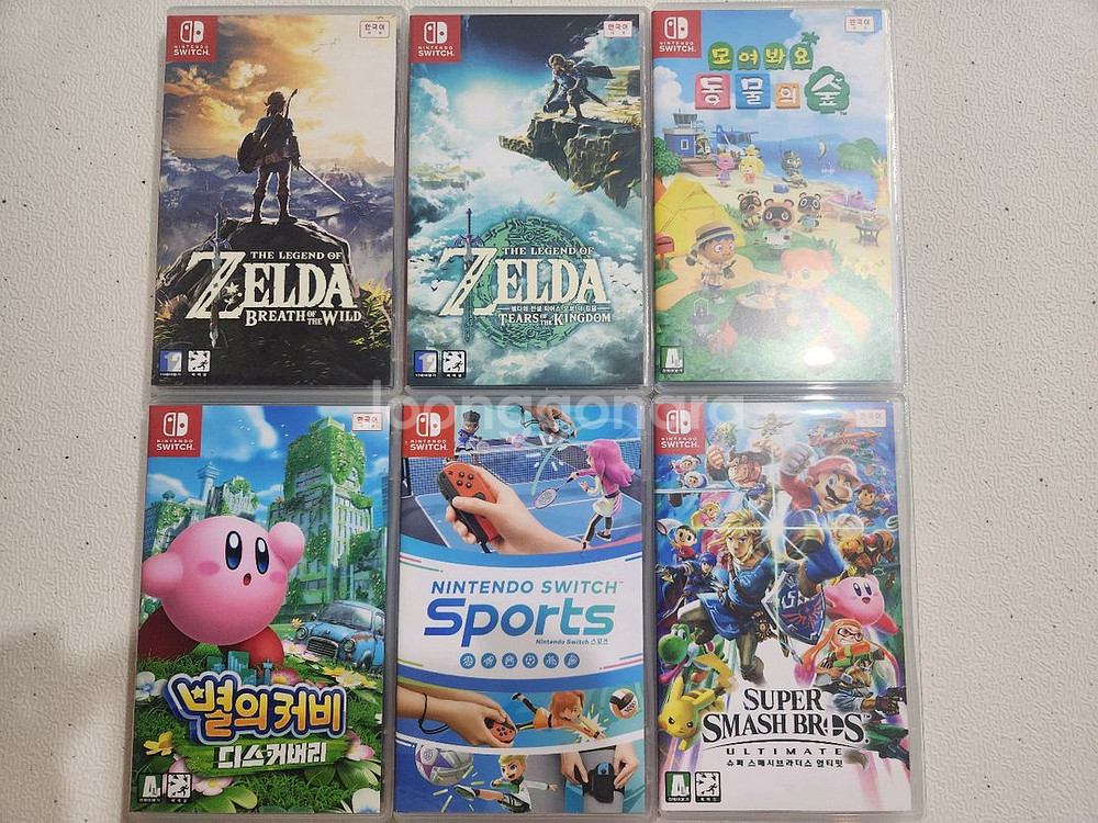 닌텐도 스위치 칩 젤다야숨,왕눈 동숲 별의커비 등등팜--0