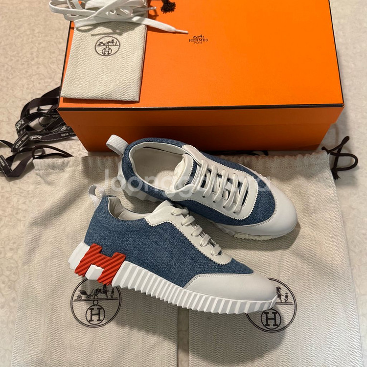 (새상품급) 에르메스 바운싱 쉐브론 데님 37--0