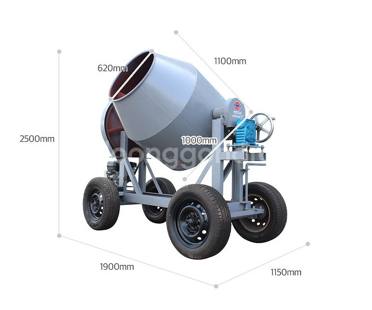소형 레미콘 콘크리트 믹서기--3