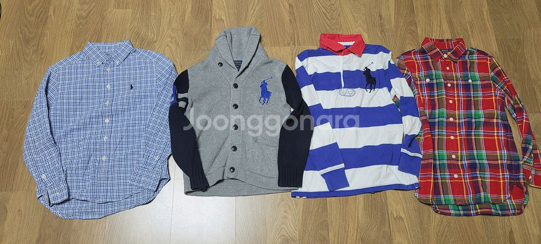 8Tㅡ폴로 스웨터 가디건.폴로럭비티.폴로셔츠ㅡ4벌--2