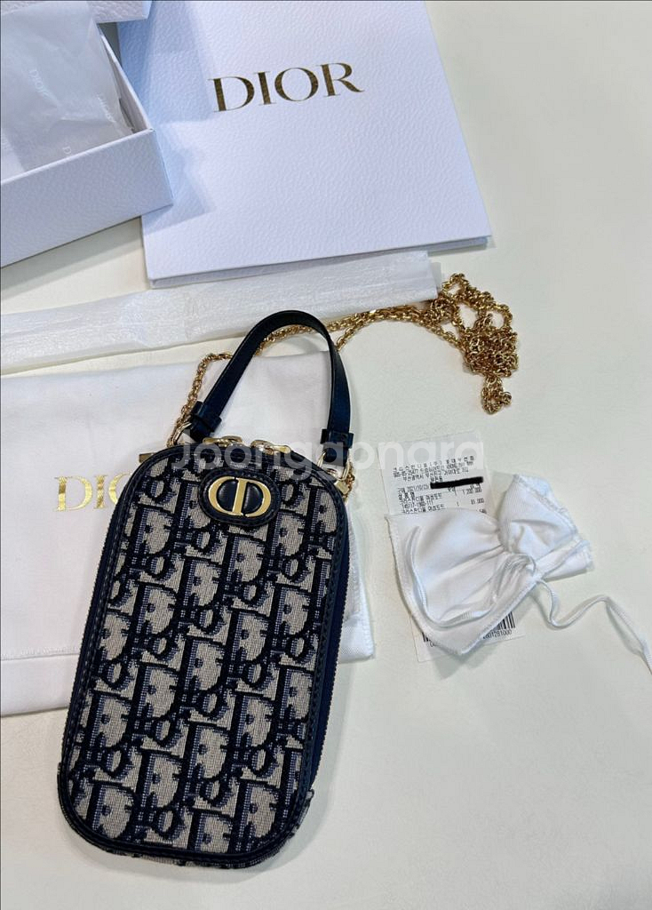 디올 30 몽테인 휴대폰 홀더, 디올 휴대폰백--4