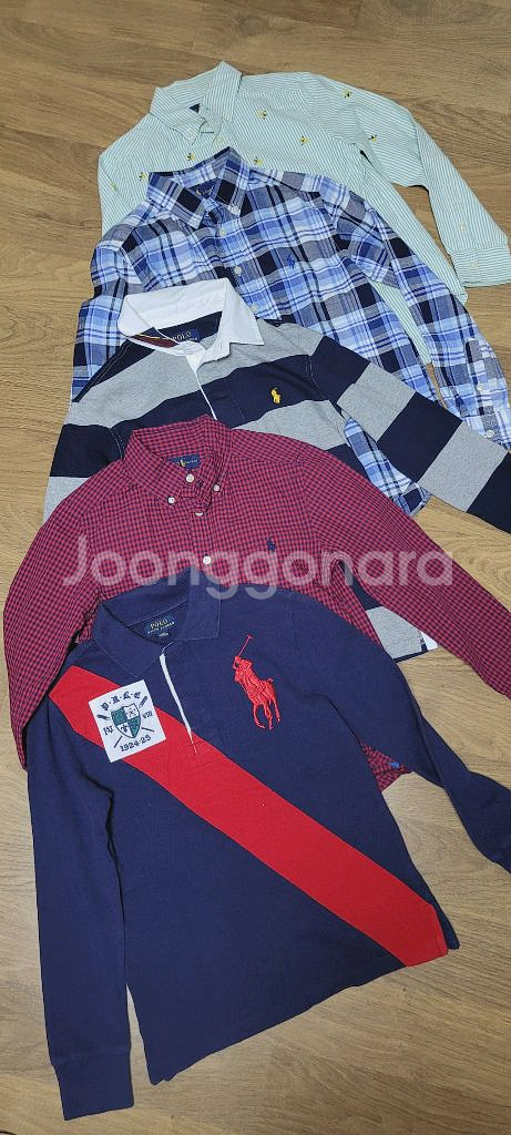 8Tㅡ폴로 릭비티.폴로셔츠.폴로 긴팔ㅡ5벌--0