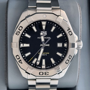 태그호이어 아쿠아레이서 300 쿼츠 검판 41mm