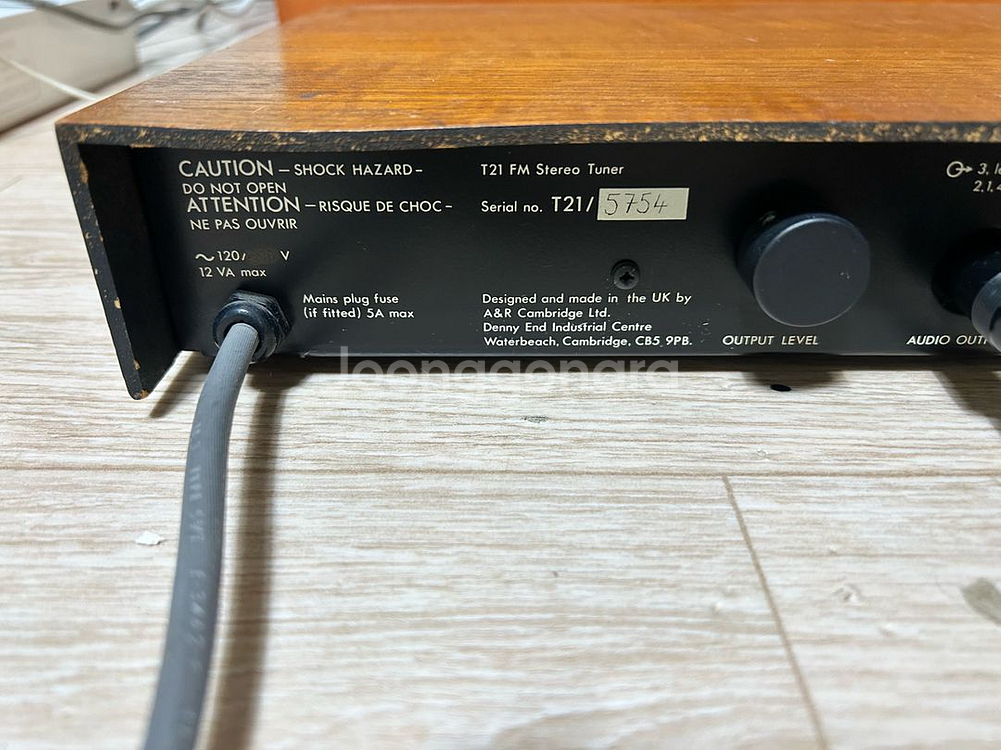 A&R 캠브리지 T-21 fm스테레오튜너--5