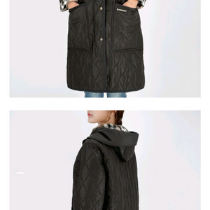 (새상품) 버버리 파크게이트 퀼팅 자켓 롱후드