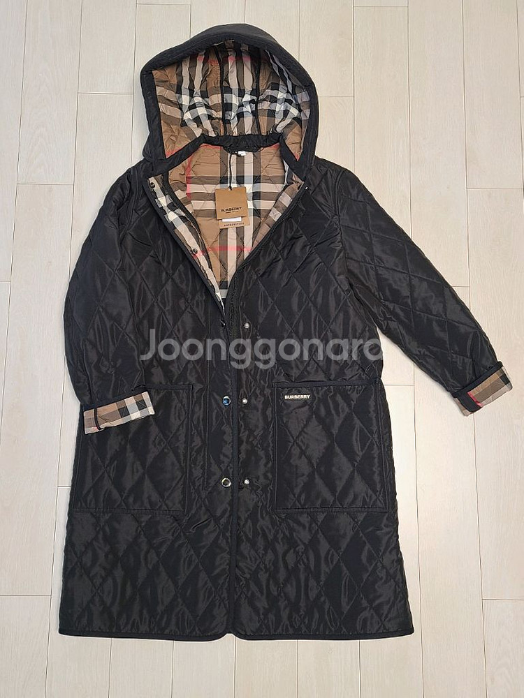 (새상품) 버버리 파크게이트 퀼팅 자켓 롱후드--3