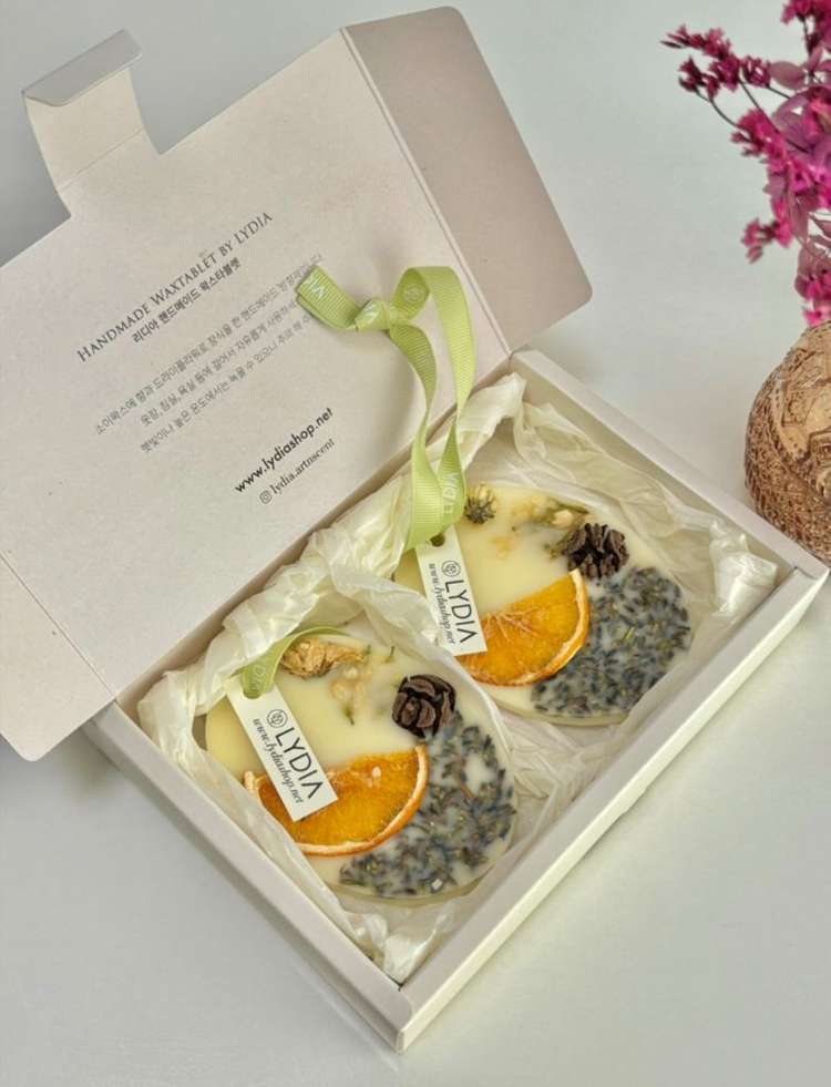 고체 방향제 더콘란샵 리디아 왁스 타블렛 2p--4