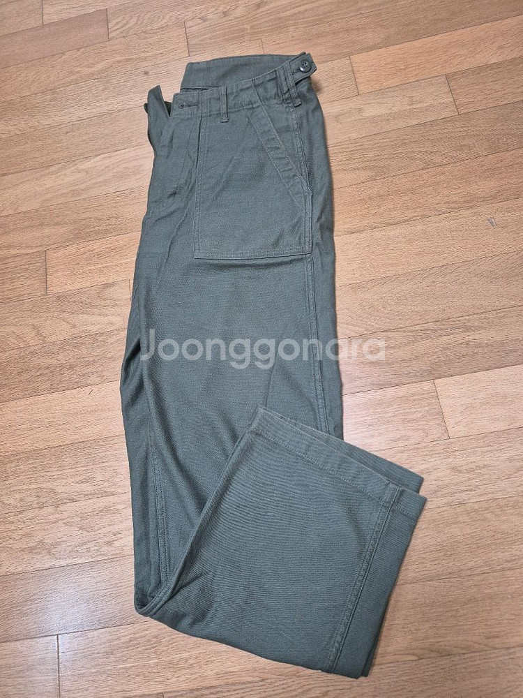 무신사스탠다드 레플리카 퍼티그팬츠 29(카키)--0