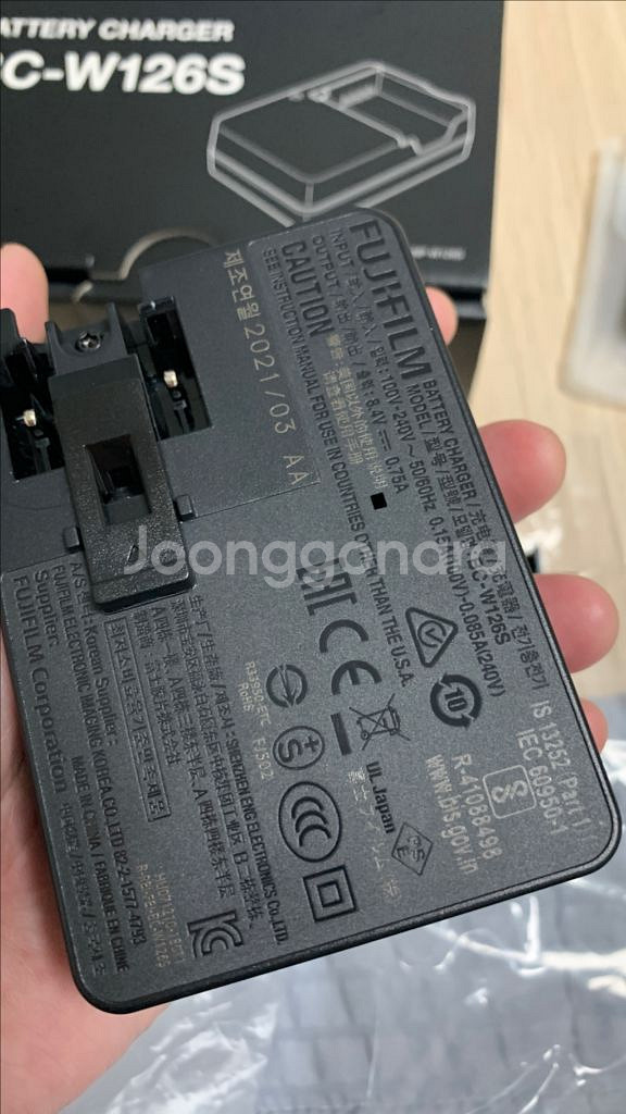 후지 후지필름 NP-W126S 정품 충전기 + 베터리--4