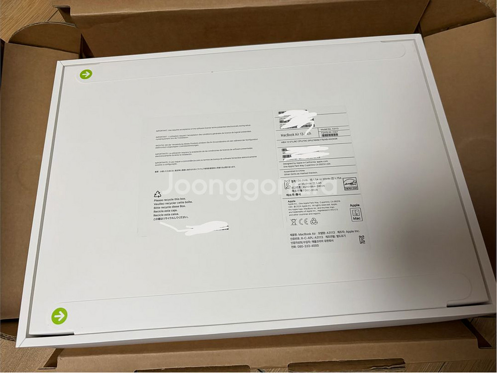 맥북에어 M3 13인치 16GB/1TB 스타라이트--1