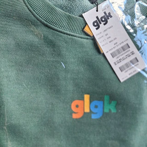 히로 160 glgk 멀티로고 맨투맨 그린 어덜트 m