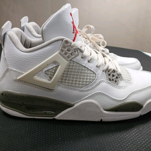 나이키 에어 조던 4 레트로 화이트 가죽 260~270 이미지