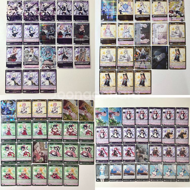 블루아카이브 블루아카 위크로스 wixoss 카드 87장--0