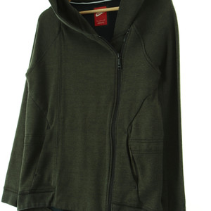 W(S-M) 나이키 후드집업 카키 테크팩