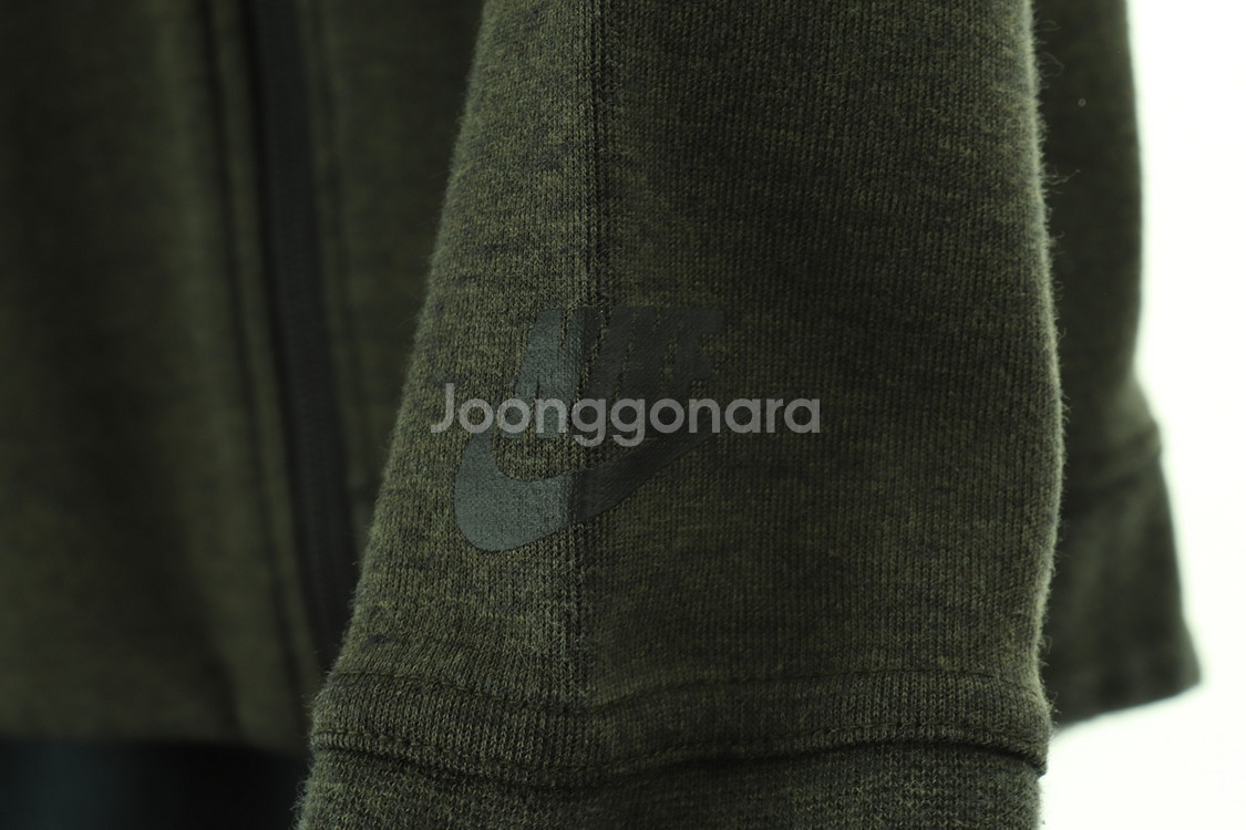 W(S-M) 나이키 후드집업 카키 테크팩--4