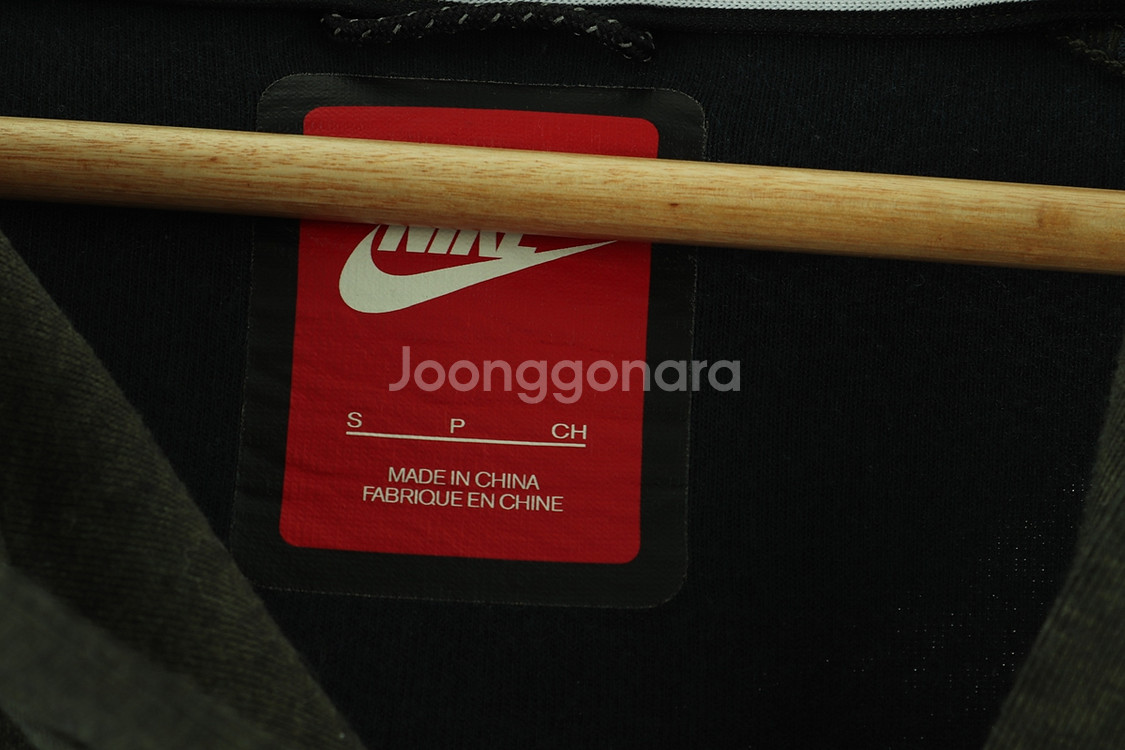 W(S-M) 나이키 후드집업 카키 테크팩--5