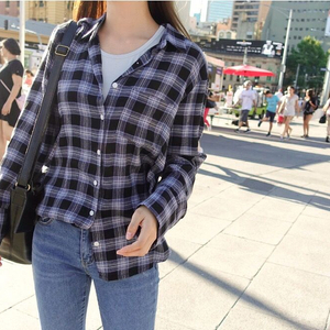 체크셔츠 프리사이즈