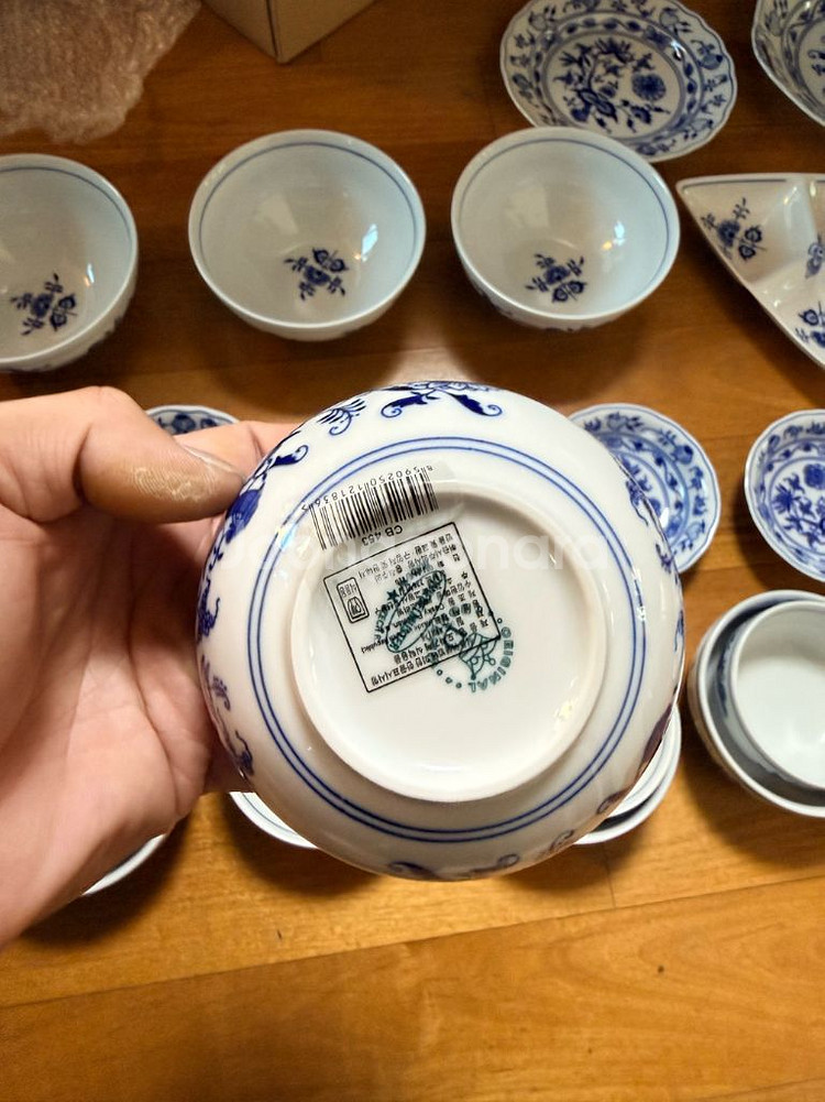 쯔비벨 무스터 그릇 세트 (6인)--1