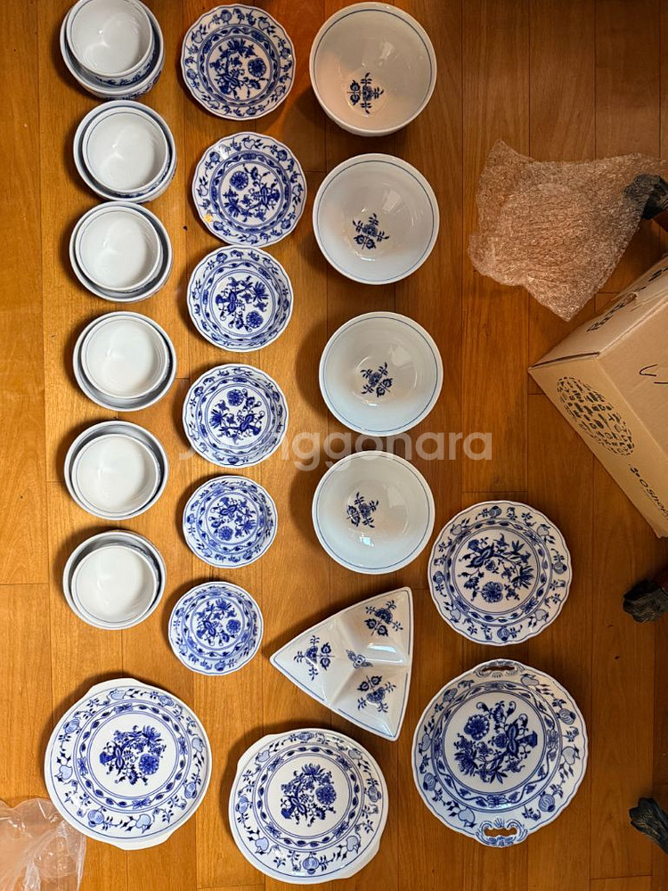 쯔비벨 무스터 그릇 세트 (6인)--0