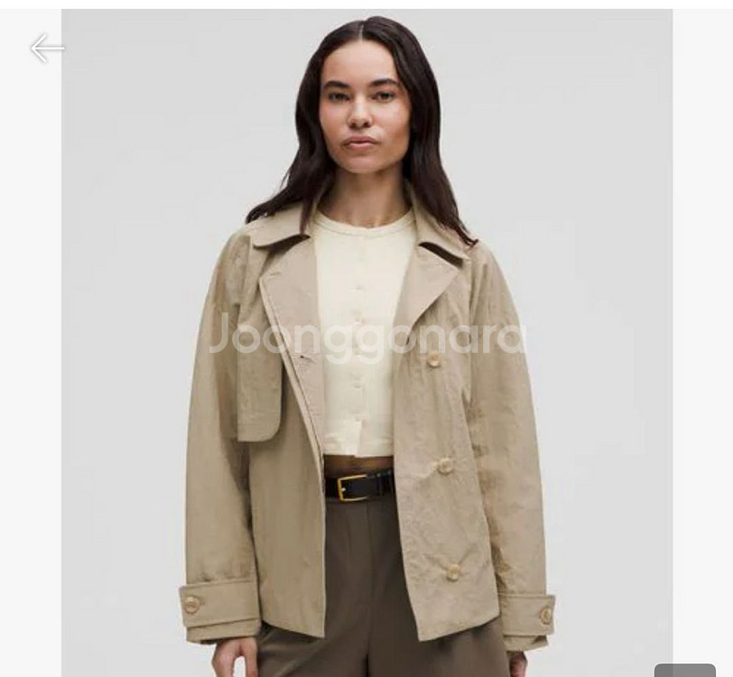 룰루레몬 쇼츠 트렌치 코트 새상품--0