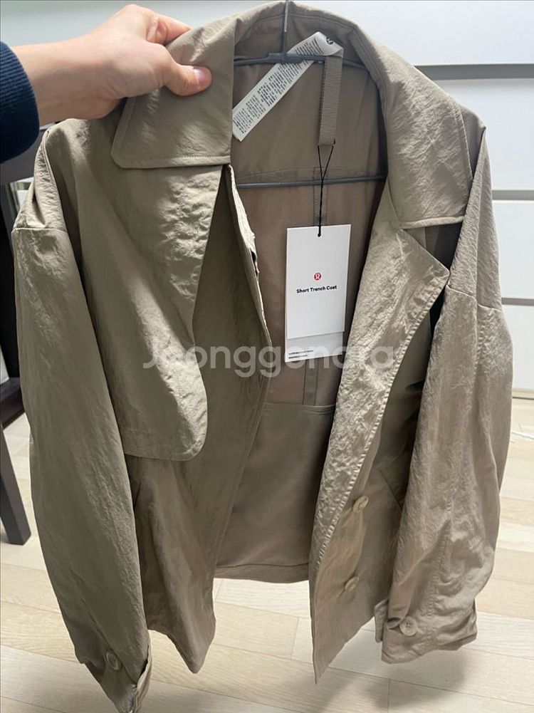 룰루레몬 쇼츠 트렌치 코트 새상품--4