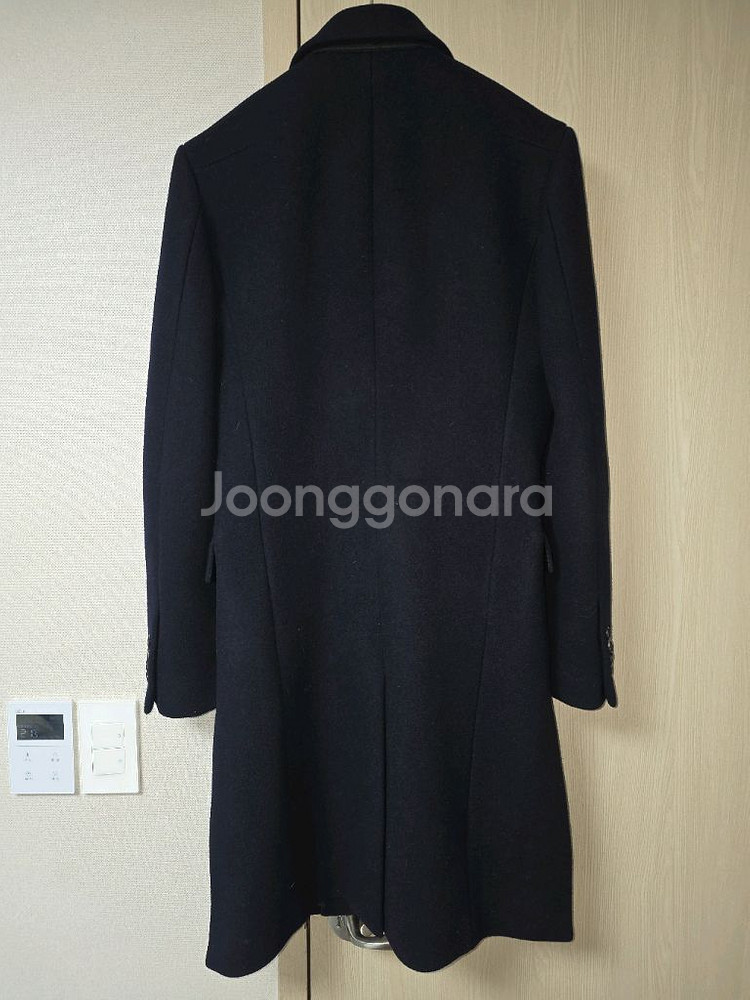 준지 캐시미어 블랜디드 롱코트 44--1