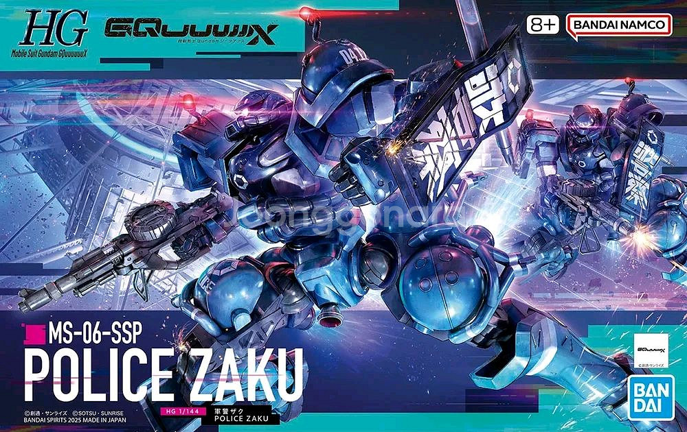 반다이 건담 프라모델 HG 지쿠악스 군경자쿠--0