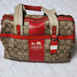 코치 시그니처 레드포인트 보스턴백(무료배송)