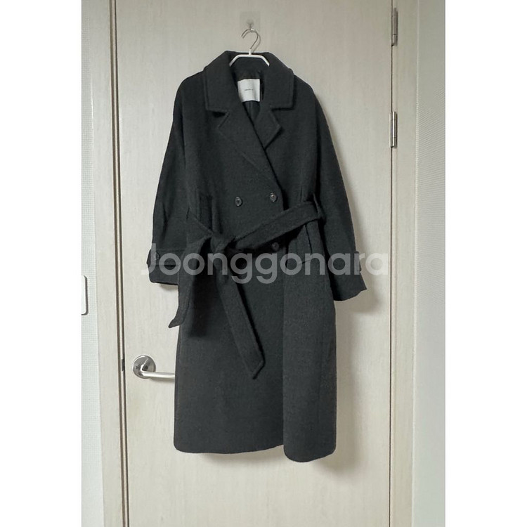 닐바이피 울100 winter roomy 챠콜 코트--1
