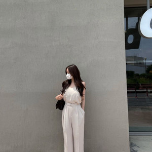 실크 슬랙스 베이지 s