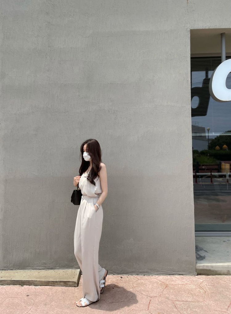 실크 슬랙스 베이지 s--3