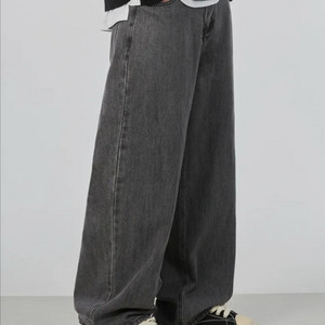와이드 데님 팬츠 그레이색상