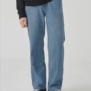 토피브랜드 와이드 데님 팬츠